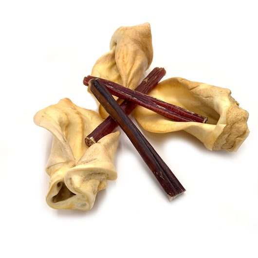 Combo Pack: Cow Ear & Bully (6 Pack)